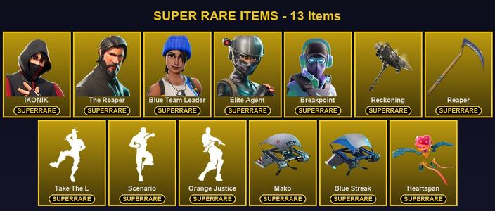 [PC/PSN/XBOX] 100 Skins | Blue Team Leader | Breakpoint | Elite Agent | IKONIK | Reaper | Reckoning | The Reaper | Blackheart | Calamity | Carbide | Catalyst | Dark Voyager | Drift | Enforcer | Fate | Hime | Hybrid | Luxe | Lynx | Omega — Fortnite account listing