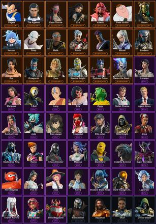[PC/PSN/XBOX] 207 Skins | Era | Fade | Hadean Key | Hades | Kado Thorne | Malik | Mandalorian | Mizuki | Nezumi | Omegarok | Optimus Prime | Peter Griffin | Predator | Raz | Renzo the Destroyer | Ronin | Snap | Spectra Knight | Spectra Slasher — image 2
