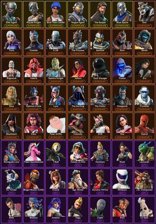 [PC/PSN/XBOX] 156 Skins | Blue Squire | Blue Team Leader | Elite Agent | Merry Mint Axe | Reaper | Reckoning | Rogue Agent | Royale Knight | The Reaper | A.I.M. | Blackheart | Calamity | Carbide | Dark Voyager | Dire | Drift | Era | Frostbite | Fusion — image 2