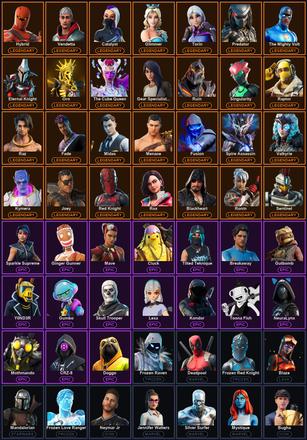 [PC/PSN/XBOX] 197 Skins | Ol' Woody | Reaper | Blackheart | Blaze | Catalyst | Deadpool | Eternal Knight | Fade | Frozen Love Ranger | Frozen Raven | Frozen Red Knight | Fusion | Gear Specialist Maya | Glimmer | Hybrid | Joey | Kymera | Mandalorian — image 2