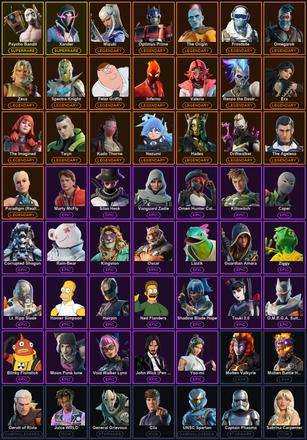 [PC/PSN/XBOX] 359 Skins | Ol' Woody | Psycho Bandit | Reaper | Xander | Driftwalker | Era | Frostbite | Hadean Key | Hades | Inferno | Kado Thorne | Mizuki | Molten Battle Hound | Molten Valkyrie | Nezumi | Omegarok | Optimus Prime — image 2