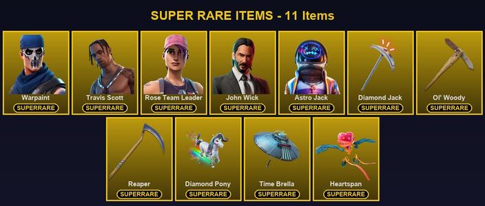 [PC/XBOX] 180 Skins | Astro Jack | Diamond Jack | John Wick | Ol' Woody | Reaper | Rose Team Leader | Travis Scott | Warpaint | All Might | Deadpool | Driftwalker | Era | Fade | Fusion | Gear Specialist Maya | Joey | Kymera | Malik | Midas | Midas Rex — Fortnite account listing