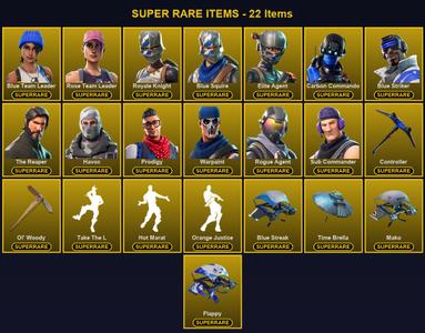 [PC/XBOX] 38 Skins | Blue Squire | Blue Striker | Blue Team Leader | Carbon Commando | Controller | Elite Agent | Havoc | Ol' Woody | Prodigy | Rogue Agent | Rose Team Leader | Royale Knight | Sub Commander | The Reaper | Warpaint | Carbide | Dark Voyager — Fortnite account listing