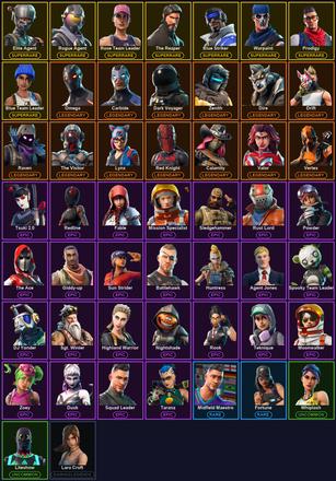 [PC/XBOX] 51 Skins | Blue Striker | Blue Team Leader | Controller | Elite Agent | Ol' Woody | Prodigy | Reckoning | Rogue Agent | Rose Team Leader | The Reaper | Warpaint | Calamity | Carbide | Dark Voyager | Dire | Drift | Lynx | Omega | Raven — image 2