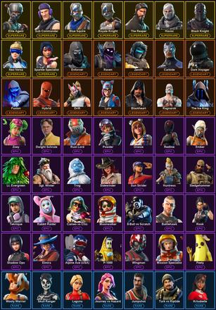 [PC] 66 Skins | AC/DC | Black Knight | Blue Squire | Elite Agent | Havoc | Merry Mint Axe | Neo Versa | Reaper | Royale Knight | Sparkle Specialist | Sub Commander | The Reaper | Blackheart | Carbide | Dark Voyager | Drift | Enforcer | Fusion | Hybrid — image 2