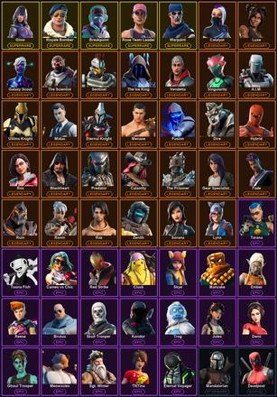 [PC] 139 Skins | Breakpoint | Glow | Leviathan Axe | Merry Mint Axe | Ol' Woody | Perfect Point | Reaper | Reckoning | Rose Team Leader | Royale Bomber | Warpaint | A.I.M. | Blackheart | Calamity | Catalyst | Deadpool | Dire | Eternal Knight | Fade — image 2