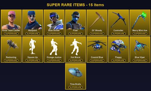 [PC/XBOX] 137 Skins | Blue Striker | Controller | Fixer | Merry Mint Axe | Ol' Woody | Reckoning | Rose Team Leader | Warpaint | A.I.M. | Blackheart | Blaze | Calamity | Carbide | Catalyst | Deadpool | Dire | Drift | Enforcer | Eternal Knight | Fade — Fortnite account listing