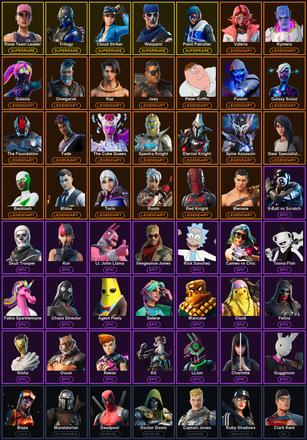 [PC/PSN/XBOX] 147 Skins | Cloud Striker | Leviathan Axe | Ol' Woody | Perfect Point | Point Patroller | Reaper | Rose Team Leader | Trilogy | Warpaint | Backlash | Blaze | Deadpool | Eternal Knight | Fade | Fusion | Galaxia | Galaxy Scout — image 2