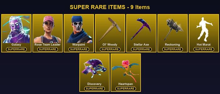 [PC/XBOX] 139 Skins | Galaxy | Ol' Woody | Reckoning | Rose Team Leader | Stellar Axe | Warpaint | A.I.M. | Blackheart | Calamity | Cuddle Team Leader | Deadfire | Dire | Fade | Hybrid | Luxe | Lynx | Mandalorian | Molten Battle Hound | Molten Valkyrie — Fortnite account listing