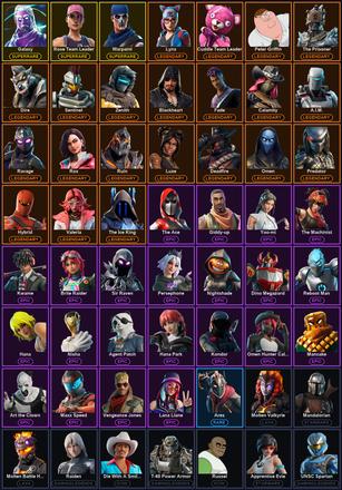 [PC/XBOX] 139 Skins | Galaxy | Ol' Woody | Reckoning | Rose Team Leader | Stellar Axe | Warpaint | A.I.M. | Blackheart | Calamity | Cuddle Team Leader | Deadfire | Dire | Fade | Hybrid | Luxe | Lynx | Mandalorian | Molten Battle Hound | Molten Valkyrie — image 2