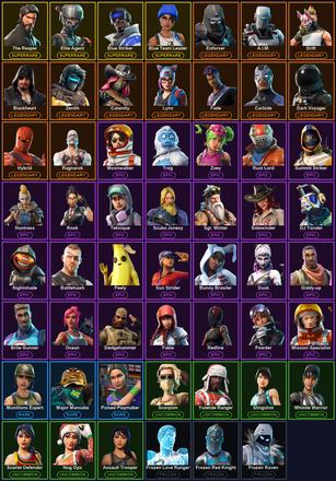 [PC/XBOX] 55 Skins | Blue Striker | Blue Team Leader | Elite Agent | Reckoning | The Reaper | A.I.M. | Blackheart | Calamity | Carbide | Dark Voyager | Drift | Enforcer | Fade | Frozen Love Ranger | Frozen Raven | Frozen Red Knight | Hybrid | Lynx — image 2