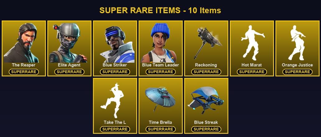 [PC/XBOX] 55 Skins | Blue Striker | Blue Team Leader | Elite Agent | Reckoning | The Reaper | A.I.M. | Blackheart | Calamity | Carbide | Dark Voyager | Drift | Enforcer | Fade | Frozen Love Ranger | Frozen Raven | Frozen Red Knight | Hybrid | Lynx — image 1