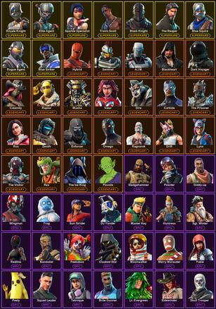 [PC/XBOX] 75 Skins | AC/DC | Black Knight | Blue Squire | Blue Striker | Diamond Jack | Elite Agent | Reaper | Reckoning | Rogue Agent | Royale Knight | Sparkle Specialist | The Reaper | Travis Scott | A.I.M. | Blackheart | Calamity | Carbide — image 2