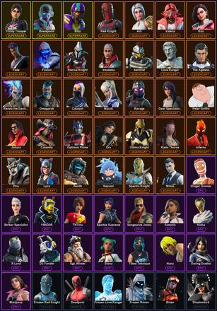 [PC/PSN/XBOX] 221 Skins | Blitz | Breakpoint | Reckoning | Trinity Trooper | Ark | Blaze | Calamity | Catalyst | Deadpool | Dire | Era | Eternal Knight | Fade | Frozen Love Ranger | Frozen Raven | Frozen Red Knight | Fusion | Gear Specialist Maya — image 2