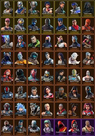 [PC/XBOX] 165 Skins | AC/DC | Black Knight | Blue Squire | Blue Striker | Darth Vader | Elite Agent | Fixer | Ol' Woody | Prodigy | Reaper | Reckoning | Rogue Agent | Rose Team Leader | Royale Knight | Sparkle Specialist | The Reaper | Warpaint | A.I.M. — image 2