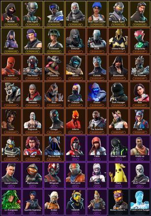 [PC/XBOX] 101 Skins | Blue Striker | Blue Team Leader | Elite Agent | Glow | Havoc | IKONIK | Reckoning | Rogue Agent | Sub Commander | The Reaper | Trailblazer | A.I.M. | Blackheart | Calamity | Carbide | Catalyst | Dark Voyager | Dire | Drift | Enforcer — image 2