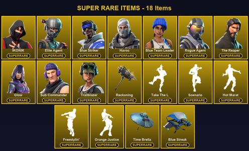 [PC/XBOX] 101 Skins | Blue Striker | Blue Team Leader | Elite Agent | Glow | Havoc | IKONIK | Reckoning | Rogue Agent | Sub Commander | The Reaper | Trailblazer | A.I.M. | Blackheart | Calamity | Carbide | Catalyst | Dark Voyager | Dire | Drift | Enforcer — Fortnite account listing