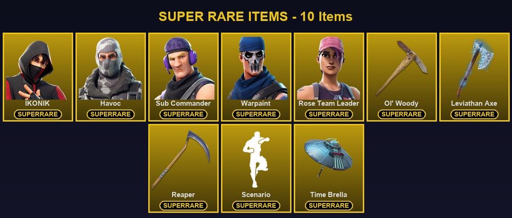 [PC/PSN/XBOX] 128 Skins | Havoc | IKONIK | Leviathan Axe | Ol' Woody | Reaper | Rose Team Leader | Sub Commander | Warpaint | Catalyst | Deadpool | Era | Fade | Fate | Fusion | Gear Specialist Maya | Kado Thorne | Love Ranger | Mandalorian | Midas — image 1