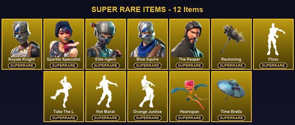 [PC/PSN/XBOX] 104 Skins | Blue Squire | Elite Agent | Reckoning | Royale Knight | Sparkle Specialist | The Reaper | A.I.M. | Blackheart | Calamity | Carbide | Catalyst | Dark Voyager | Dire | Drift | Enforcer | Fusion | Gear Specialist Maya | Hybrid — image 1