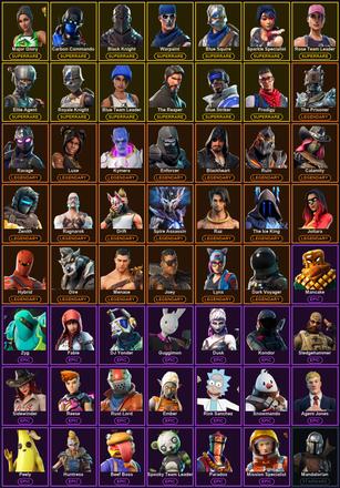 [PC/PSN/XBOX] 115 Skins | AC/DC | Black Knight | Blue Squire | Blue Striker | Blue Team Leader | Carbon Commando | Controller | Elite Agent | Leviathan Axe | Major Glory | Ol' Woody | Prodigy | Reaper | Reckoning | Rose Team Leader | Royale Knight — image 2