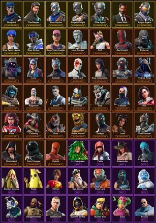 [PC/XBOX] 104 Skins | Blue Squire | Blue Striker | Blue Team Leader | Elite Agent | John Wick | Ol' Woody | Reaper | Reckoning | Rogue Agent | Rose Team Leader | Royale Knight | The Reaper | Warpaint | Battle Hound | Blackheart | Calamity | Carbide — image 2