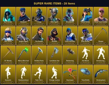 [PC/XBOX] 282 Skins | Blue Striker | Breakpoint | Cloud Striker | Elite Agent | IKONIK | Leviathan Axe | Merry Mint Axe | Neo Versa | Ol' Woody | Perfect Point | Point Patroller | Reaper | Reckoning | Rogue Agent | Rose Team Leader | Surf Strider — Fortnite account listing