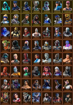 [PC/XBOX] 282 Skins | Blue Striker | Breakpoint | Cloud Striker | Elite Agent | IKONIK | Leviathan Axe | Merry Mint Axe | Neo Versa | Ol' Woody | Perfect Point | Point Patroller | Reaper | Reckoning | Rogue Agent | Rose Team Leader | Surf Strider — image 2
