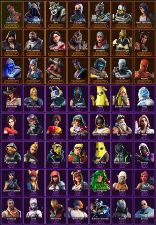 [PC/PSN] 65 Skins | Reckoning | Travis Scott | A.I.M. | Blackheart | Calamity | Catalyst | Deadpool | Dire | Fade | Fusion | Gear Specialist Maya | Hybrid | Luxe | Lynx | Rox | Ruin | Sentinel | The Ice King | The Prisoner | The Scientist | Ultima Knight — image 2
