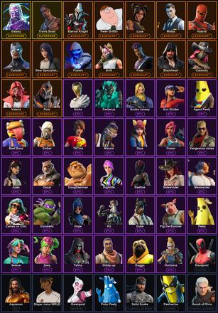 [PC/PSN/XBOX] 97 Skins | Galaxy | Reckoning | Stellar Axe | Travis Scott | Blackheart | Calamity | Carbide | Deadpool | Drift | Eternal Knight | Fade | Fusion | Gear Specialist Maya | Hybrid | Luxe | Midas | Peter Griffin | Ruin | Valeria — image 2