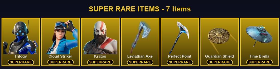 [PC/XBOX] 57 Skins | Cloud Striker | Kratos | Leviathan Axe | Perfect Point | Trilogy | Alli | Fusion | Omegarok | Raz | Sorana | Spectra Knight | Spectra Slasher | Winter's Onslaught | 212th Battalion Trooper | 501st Trooper | 8-Ball vs Scratch — image 1