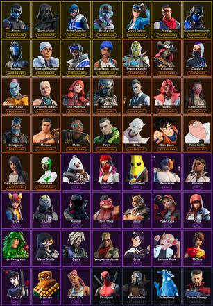 [PC/PSN/XBOX] 120 Skins | Blizzard Bomber | Blue Striker | Blue Team Leader | Breakpoint | Carbon Commando | Cloud Striker | Controller | Darth Vader | Fixer | Ol' Woody | Perfect Point | Point Patroller | Prodigy | Reaper | Reckoning | Sultura | Backlash — image 2