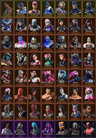 [PC/XBOX] 200 Skins | Blue Striker | Diamond Jack | Ol' Woody | Point Patroller | Reaper | Reckoning | Rogue Agent | Rose Team Leader | Travis Scott | Trilogy | Warpaint | A.I.M. | Blackheart | Calamity | Catalyst | Deadpool | Dire | Drift | Enforcer — image 2
