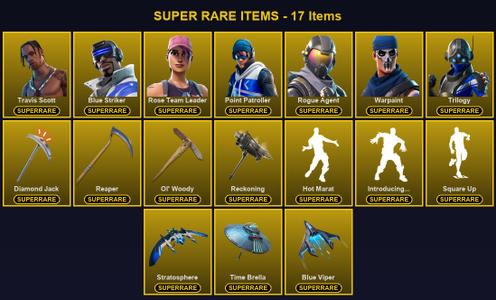 [PC/XBOX] 200 Skins | Blue Striker | Diamond Jack | Ol' Woody | Point Patroller | Reaper | Reckoning | Rogue Agent | Rose Team Leader | Travis Scott | Trilogy | Warpaint | A.I.M. | Blackheart | Calamity | Catalyst | Deadpool | Dire | Drift | Enforcer — Fortnite account listing