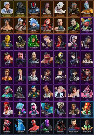 [PC/PSN/XBOX] 68 Skins | Blizzard Bomber | Darth Vader | Kado Thorne | Malik | Nezumi | Paradigm (Reality-659) | Raz | Ronin | Snap | The Foundation | The Imagined | The Origin | Twyn | 1-Ball | Adira | Agent Jones | Antonia | Big Bite — image 2