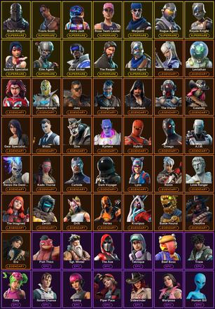 [PC/PSN/XBOX] 151 Skins | AC/DC | Astro Jack | Black Knight | Blue Squire | Blue Striker | Diamond Jack | Elite Agent | Ol' Woody | Reckoning | Rogue Agent | Rose Team Leader | Royale Knight | Sparkle Specialist | The Reaper | Travis Scott | Warpaint — image 2