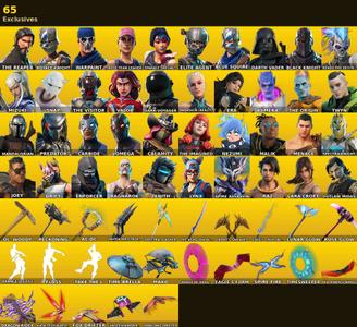 [PC/PSN/XBOX] | 141 skins | Orange Justice | Floss | Take The L | OG STW | Black Knight | Lara Croft | Sparkle Specialist | Royale Knight | #DVV6927 — Fortnite account listing