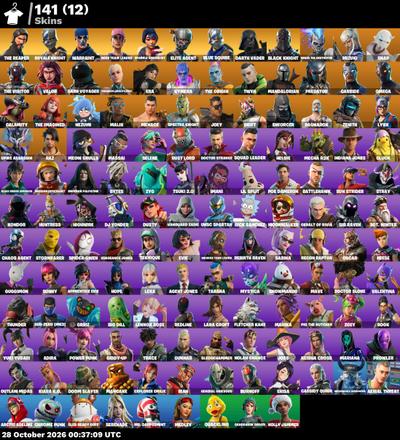 [PC/PSN/XBOX] | 141 skins | Orange Justice | Floss | Take The L | OG STW | Black Knight | Lara Croft | Sparkle Specialist | Royale Knight | #DVV6927 — image 2