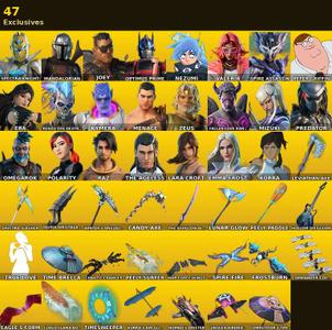[PC/PSN/XBOX] | 146 skins | Leviathan Axe | Candy Axe | Lara Croft | Spectra Knight | Mandalorian | Joey | Optimus Prime | Nezumi | Valeria | #NRJ2832 — Fortnite account listing