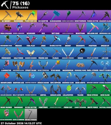 [PC/PSN/XBOX] | 111 skins | Merry Mint Axe | Orange Justice | OG STW | Warpaint | Rogue Agent | Rose Team Leader | World Warrior | #GTX9224 — image 3