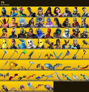 [PC/XBOX] | 182 skins | 950 V-bucks | Merry Mint Axe | Lara Croft | Sultura | Cloud Striker | Singularity | Fade | The Ageless | Blackheart | #JVO5759 — Fortnite account listing