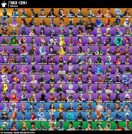 [PC/XBOX] | 182 skins | 950 V-bucks | Merry Mint Axe | Lara Croft | Sultura | Cloud Striker | Singularity | Fade | The Ageless | Blackheart | #JVO5759 — image 2