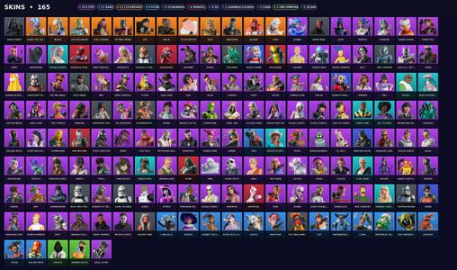 [PC/XBOX] | 165 skins | Sabrina Carpenter | Darth Vader | Renzo the Destroyer | Mizuki | Spectra Knight | Kado Thorne | Optimus Prime | Era | #MOA9109 — Fortnite account listing