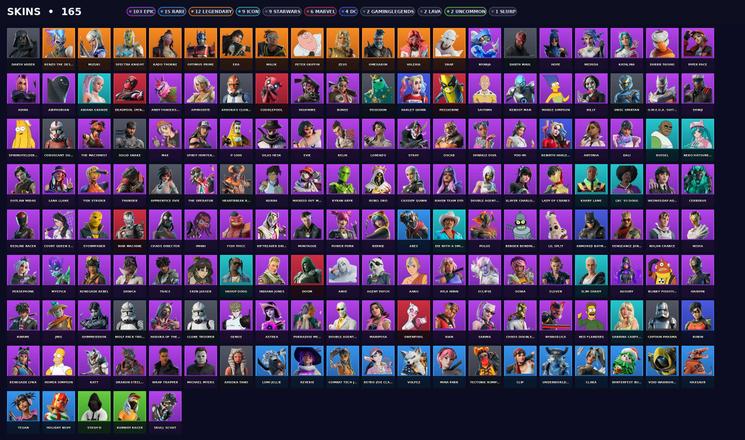 [PC/XBOX] | 165 skins | Sabrina Carpenter | Darth Vader | Renzo the Destroyer | Mizuki | Spectra Knight | Kado Thorne | Optimus Prime | Era | #MOA9109 — image 1