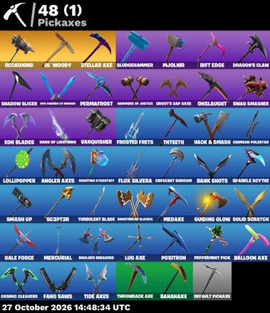 [PC/PSN] | 54 skins | Orange Justice | Galaxy | Glow | Omega | Deadpool | Hybrid | Ragnarok | Catalyst | The Visitor | Gear Specialist Maya | #XGB1458 — image 3