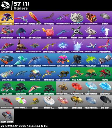[PC/PSN] | 54 skins | Orange Justice | Galaxy | Glow | Omega | Deadpool | Hybrid | Ragnarok | Catalyst | The Visitor | Gear Specialist Maya | #XGB1458 — image 5