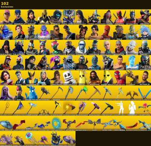 [PC] | 287 skins | Leviathan Axe | Merry Mint Axe | OG STW | Lara Croft | Rose Team Leader | Warpaint | Sorana | Ultima Knight | Zenith | #VEE9032 — Fortnite account listing