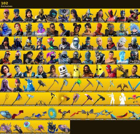 [PC] | 287 skins | Leviathan Axe | Merry Mint Axe | OG STW | Lara Croft | Rose Team Leader | Warpaint | Sorana | Ultima Knight | Zenith | #VEE9032 — image 1