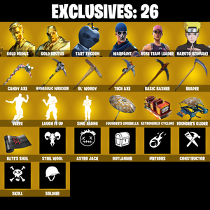 (PC/PSN/XBOX) OG STW 🌸 253 SKINS 🌸 Gold Midas 🌸 Gold Brutus 🌸 Tart Tycoon 🌸 Naruto Uzumaki 🌸 Snap 🌸 Joey 🌸 Gear Specialist Maya 🌸 0 V-Buck PARENTAL CONTROL — Fortnite account listing