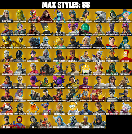(PC/PSN/XBOX) 187 SKINS π Renegade Raider π Aerial Assault Trooper π Master Chief (Matte Black) π Shady Doggo π Fashion Banshee π Zeus π 0 V-Buc PARENTAL CONTROL β image 3