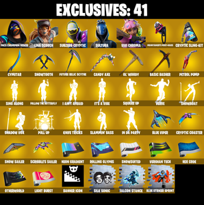 (PC/PSN/XBOX) 259 SKINS 🌸 Renegade Raider 🌸 Aerial Assault Trooper 🌸 FNCS Champion Seeker 🌸 Lina Scorch 🌸 Subzero Cryptic 🌸 400 V-Buck PARENTAL CONTROL — Fortnite account listing